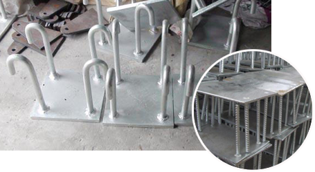 預(yù)埋板，地腳螺栓